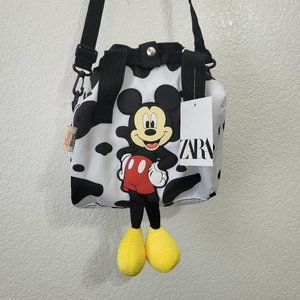 Zara x Disney Mickey Mouse Nylon Cross Body @loveyourstyle‎ Shoulder Bag